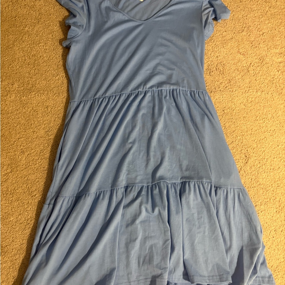 Amazon Women's Blue Midi Dress